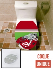 Housse de toilette - Décoration abattant wc Indiana College Football