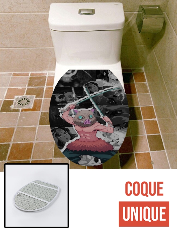 Housse de toilette - Décoration abattant wc Inosuke