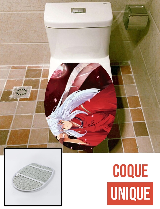 Housse de toilette - Décoration abattant wc inuyasha