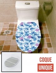 Housse de toilette - Décoration abattant wc Ipomea - Morning Glory
