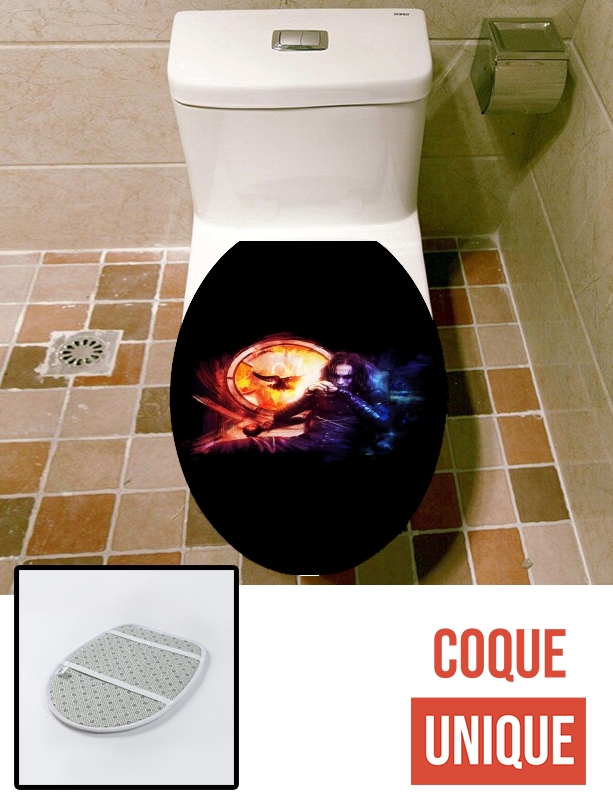 Housse de toilette - Décoration abattant wc it cant rain all the time