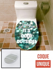 Housse de toilette - Décoration abattant wc It's COLD Outside