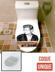 Housse de toilette - Décoration abattant wc James Dean Perfection is my name