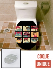 Housse de toilette - Décoration abattant wc Japan pop