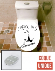 Housse de toilette - Décoration abattant wc Je peux pas j'ai Capoeira