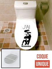 Housse de toilette - Décoration abattant wc J'ai Kizomba Danca