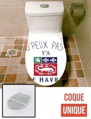 Housse de toilette - Décoration abattant wc Je peux pas ya le Havre