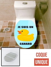 Housse de toilette - Décoration abattant wc Je suis un canard