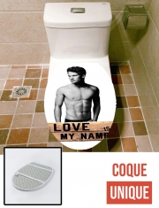Housse de toilette - Décoration abattant wc Jeremy Irvine Love is my name