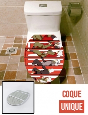Housse de toilette - Décoration abattant wc Jiraya evolution Fan Art