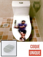 Housse de toilette - Décoration abattant wc Jo Wilfried Tsonga My History
