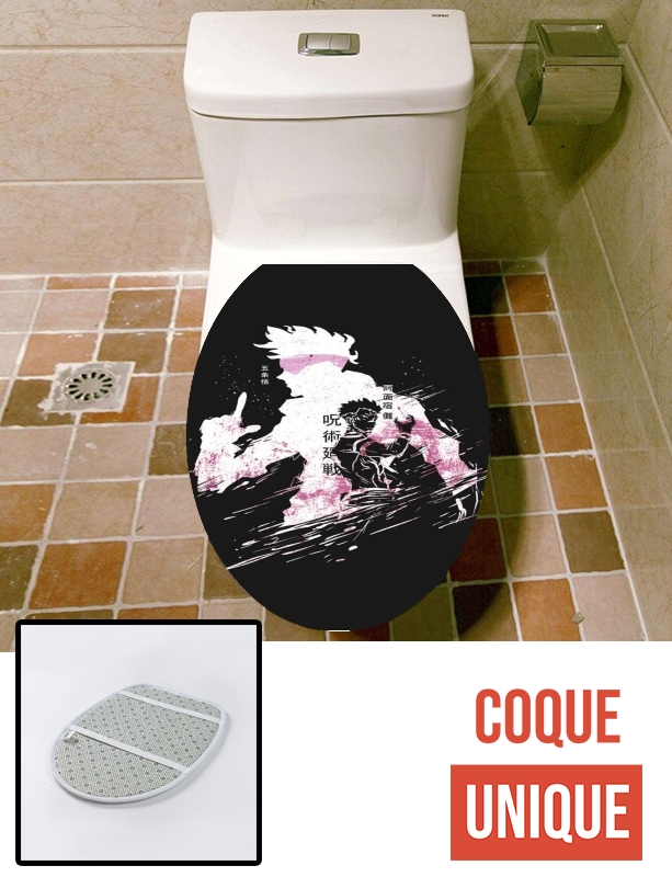 Housse de toilette - Décoration abattant wc Jujutsu Kaisen Sorcery fight