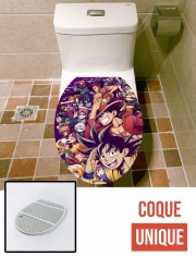 Housse de toilette - Décoration abattant wc Jump Heroes