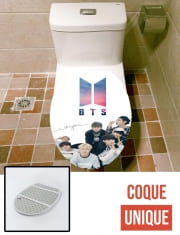 Housse de toilette - Décoration abattant wc K-pop BTS Bangtan Boys