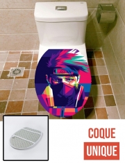 Housse de toilette - Décoration abattant wc Kakashi pop art