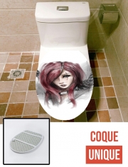Housse de toilette - Décoration abattant wc Katarina Drawing