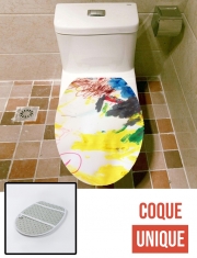 Housse de toilette - Décoration abattant wc Keren Paint