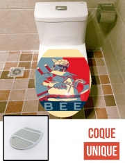 Housse de toilette - Décoration abattant wc Killer Bee Propagana
