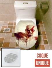 Housse de toilette - Décoration abattant wc Kratos