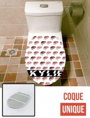 Housse de toilette - Décoration abattant wc Kylie Jenner