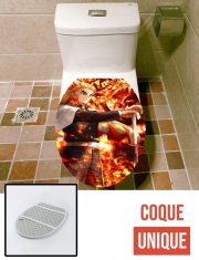 Housse de toilette - Décoration abattant wc Kyojuro Rengoku