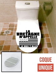Housse de toilette - Décoration abattant wc La bretagne mappelle et je dois y aller