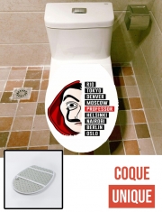 Housse de toilette - Décoration abattant wc La casa de papel Dali