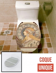 Housse de toilette - Décoration abattant wc La plume alphonse