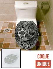 Housse de toilette - Décoration abattant wc Lace Skull