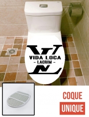 Housse de toilette - Décoration abattant wc LaCrim Vida Loca Elegance