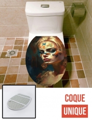 Housse de toilette - Décoration abattant wc Lady Death