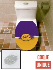 Housse de toilette - Décoration abattant wc Lakers Los Angeles