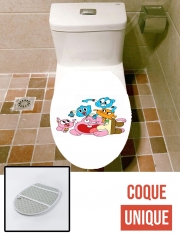 Housse de toilette - Décoration abattant wc le monde incroyable de gumball