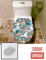 Housse de toilette - Décoration abattant wc Leaf