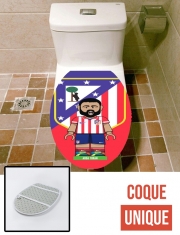 Housse de toilette - Décoration abattant wc Lego Football: Atletico de Madrid - Arda Turan