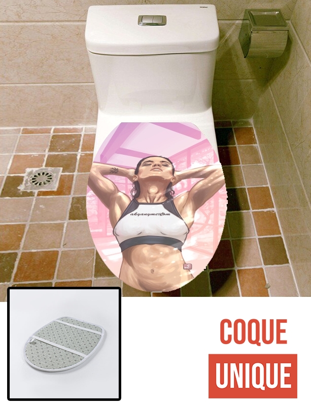 Housse de toilette - Décoration abattant wc Let the sun shine your life