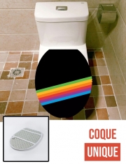 Housse de toilette - Décoration abattant wc LGBT elegance