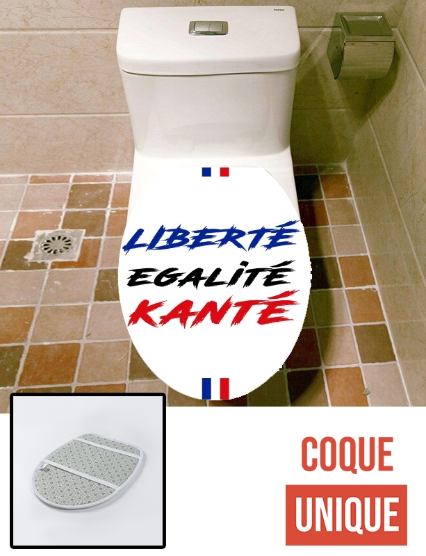 Housse de toilette - Décoration abattant wc Liberte egalite Kante