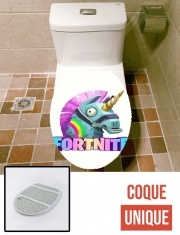 Housse de toilette - Décoration abattant wc Licorne Fortnite
