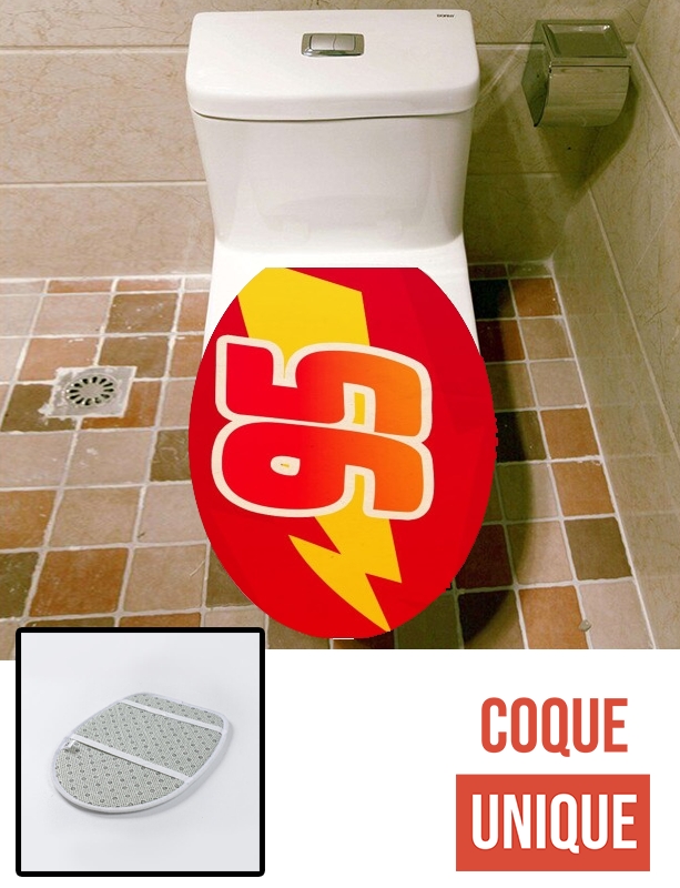 Housse de toilette - Décoration abattant wc Lightning mcqueen
