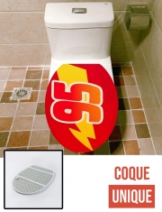 Housse de toilette - Décoration abattant wc Lightning mcqueen