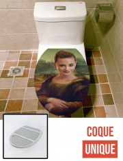 Housse de toilette - Décoration abattant wc Lili Reinhart Mashup Mona Lisa Joconde