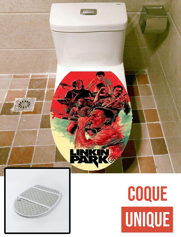 Housse de toilette - Décoration abattant wc Linkin Park