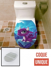 Housse de toilette - Décoration abattant wc Little Dragon
