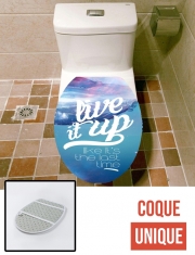 Housse de toilette - Décoration abattant wc Live it up