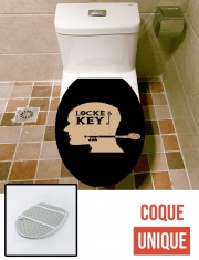 Housse de toilette - Décoration abattant wc Locke Key Head Art