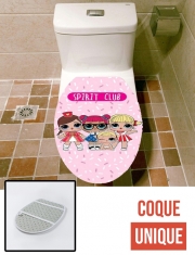 Housse de toilette - Décoration abattant wc Lol Surprise Dolls Cartoon