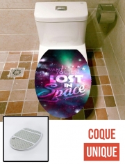 Housse de toilette - Décoration abattant wc Lost in space