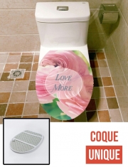 Housse de toilette - Décoration abattant wc Love More