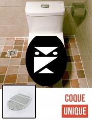 Housse de toilette - Décoration abattant wc Macron TikTok
